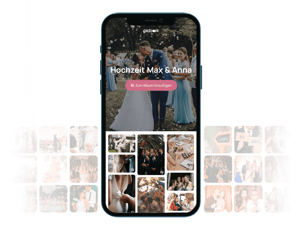 QR-Code für Hochzeitsfotos