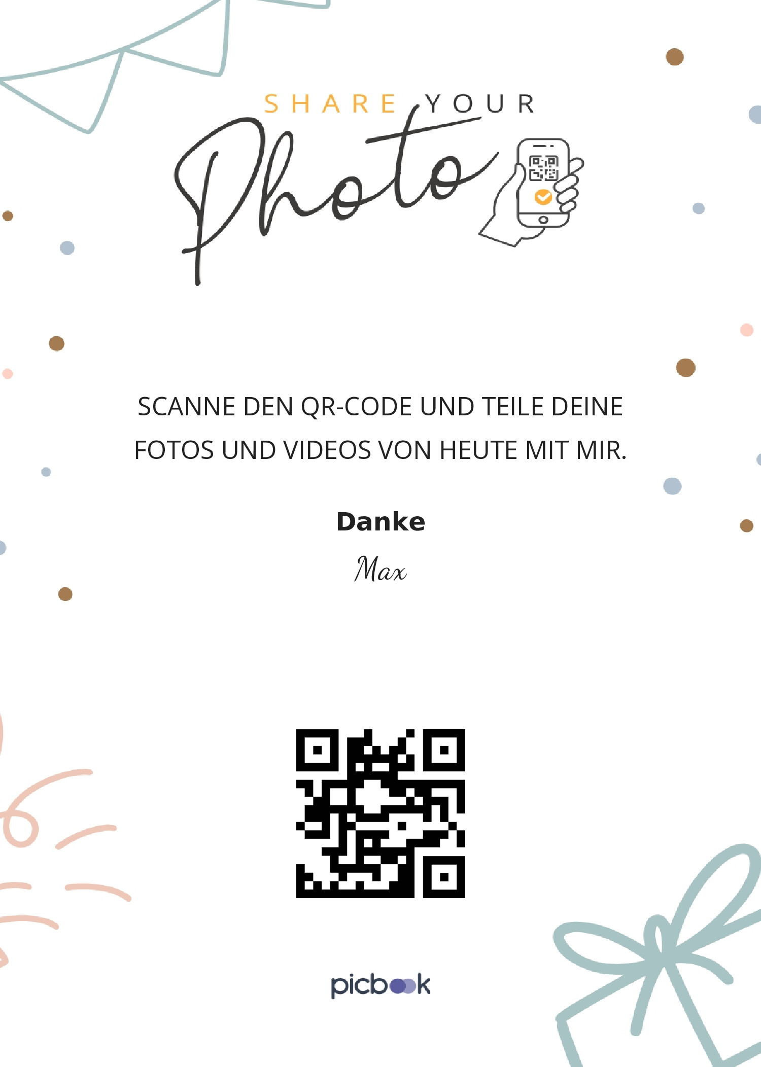 QR-Code-Rahmen 13x18