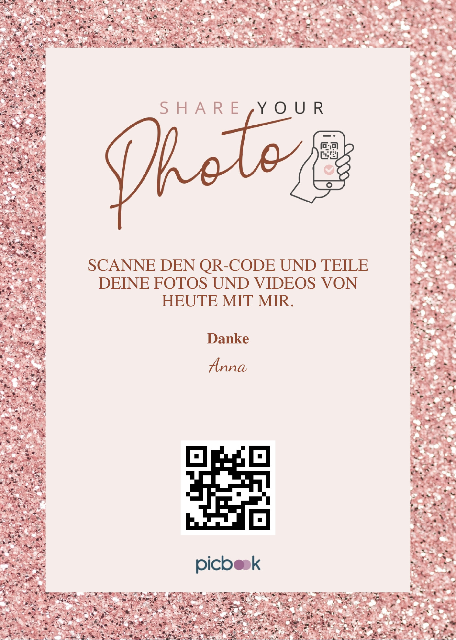 QR-Code-Rahmen 13x18