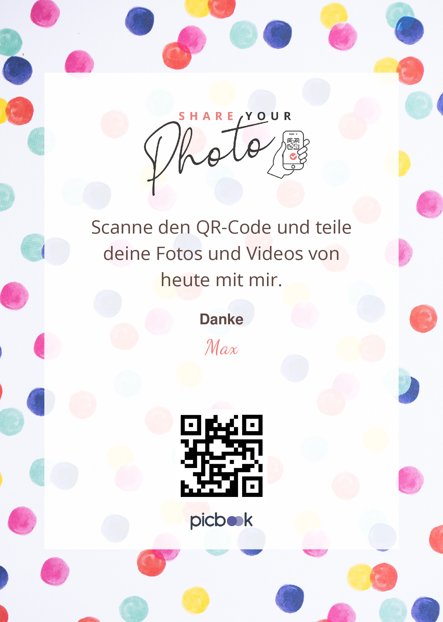 QR-Code-Rahmen 13x18
