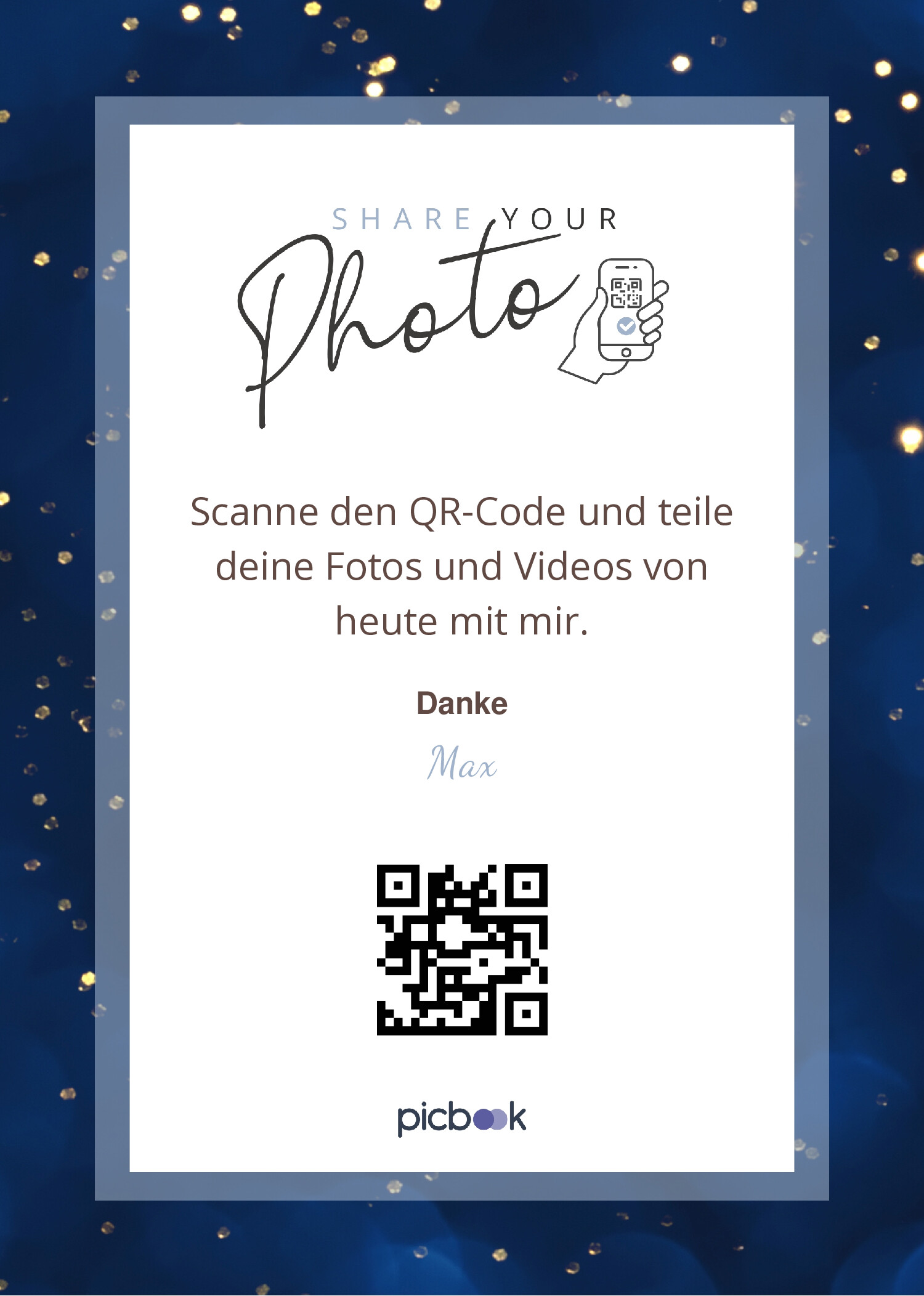 QR-Code-Rahmen 13x18