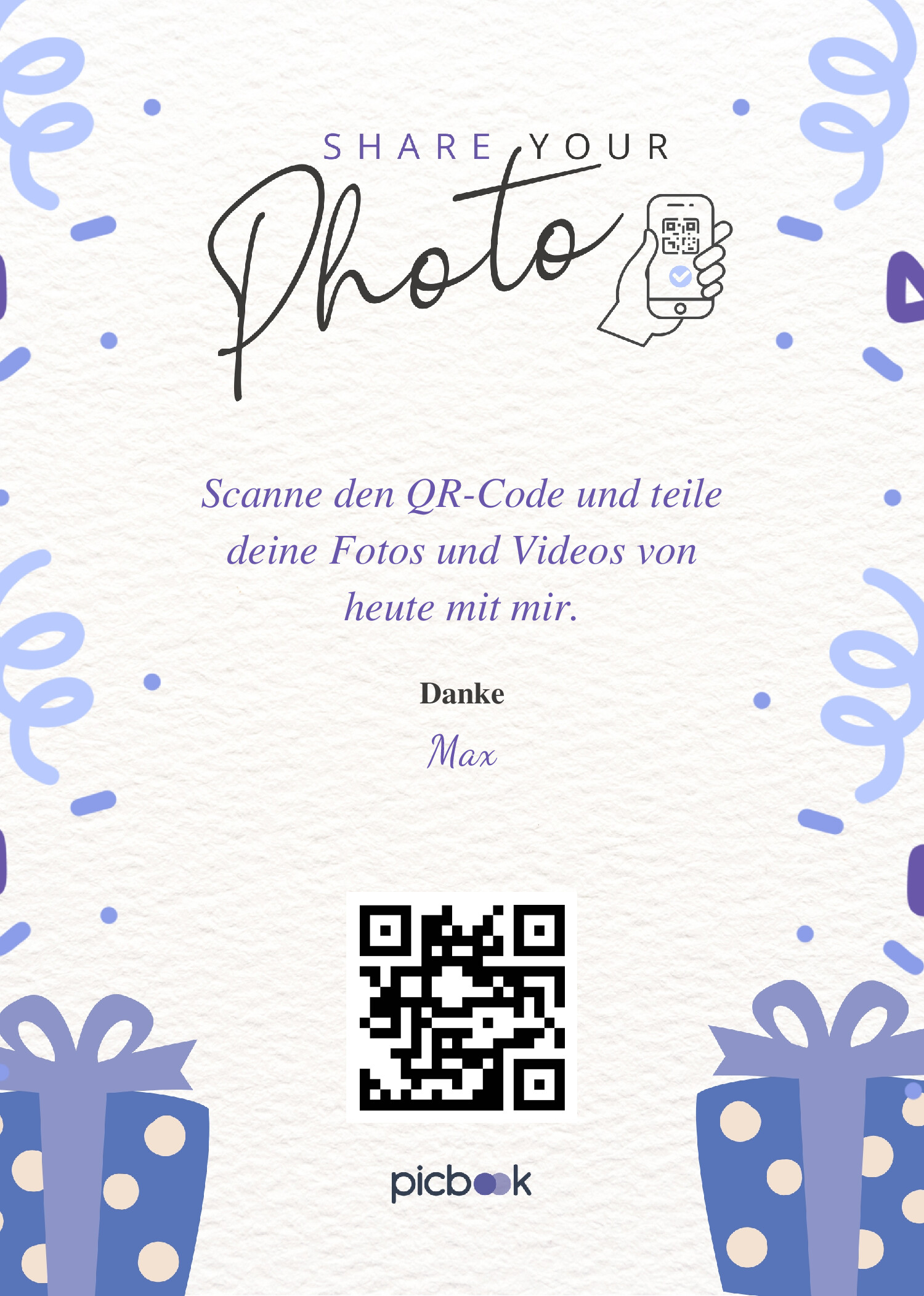 QR-Code-Rahmen 13x18