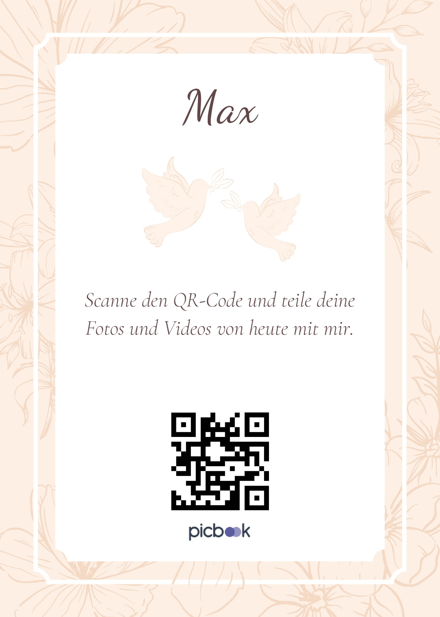 QR-Code-Rahmen 13x18