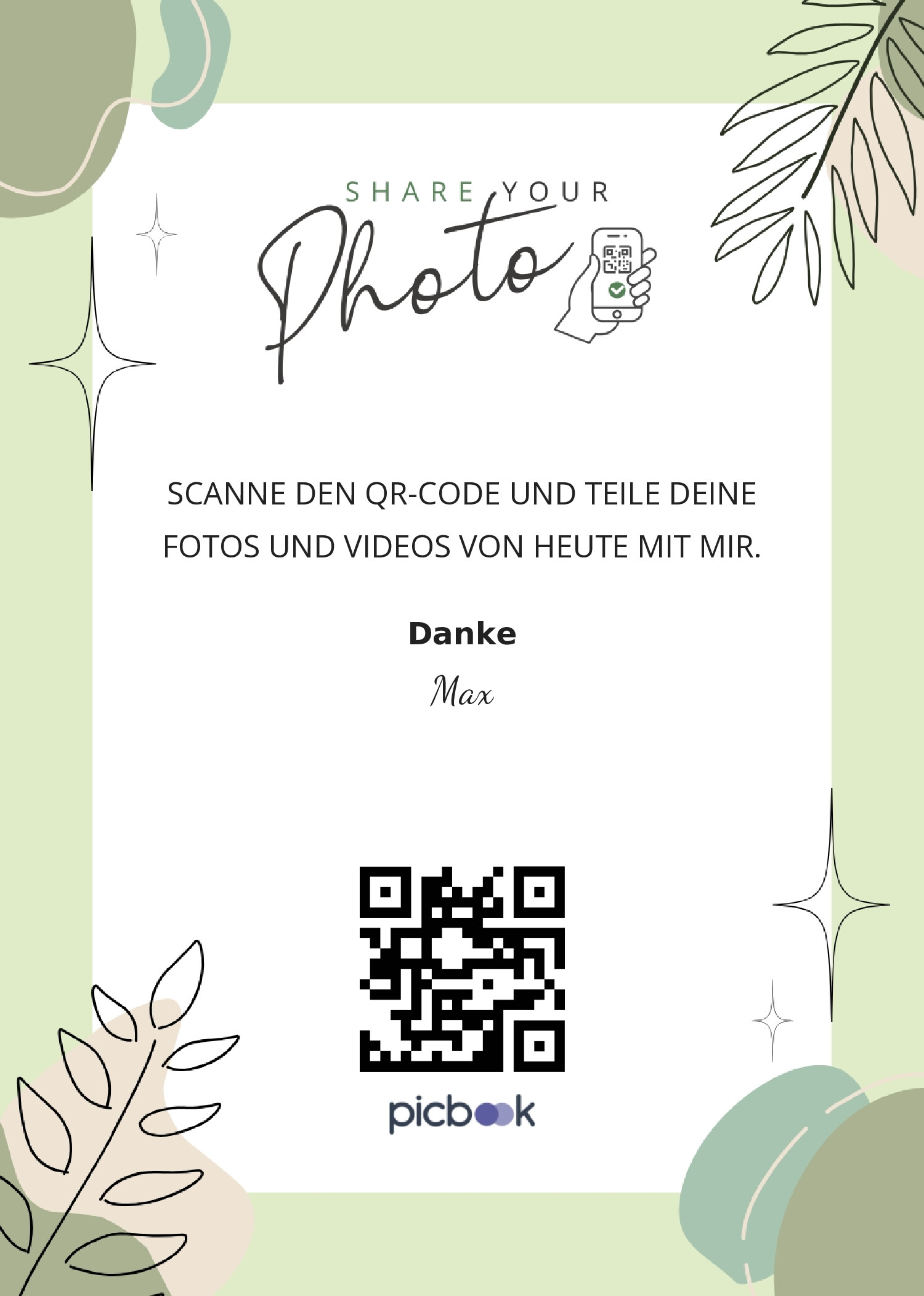 QR-Code-Rahmen 13x18