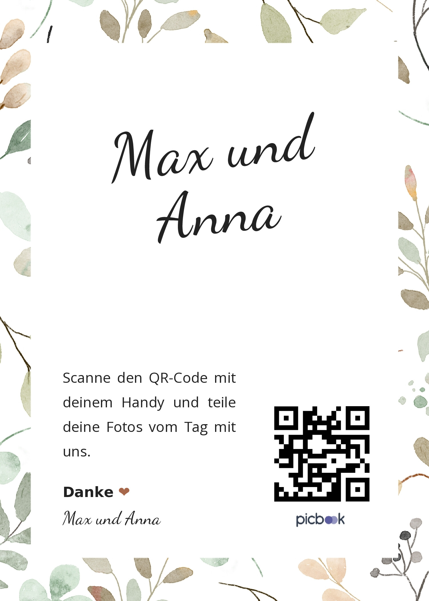 QR-Code-Rahmen 13x18