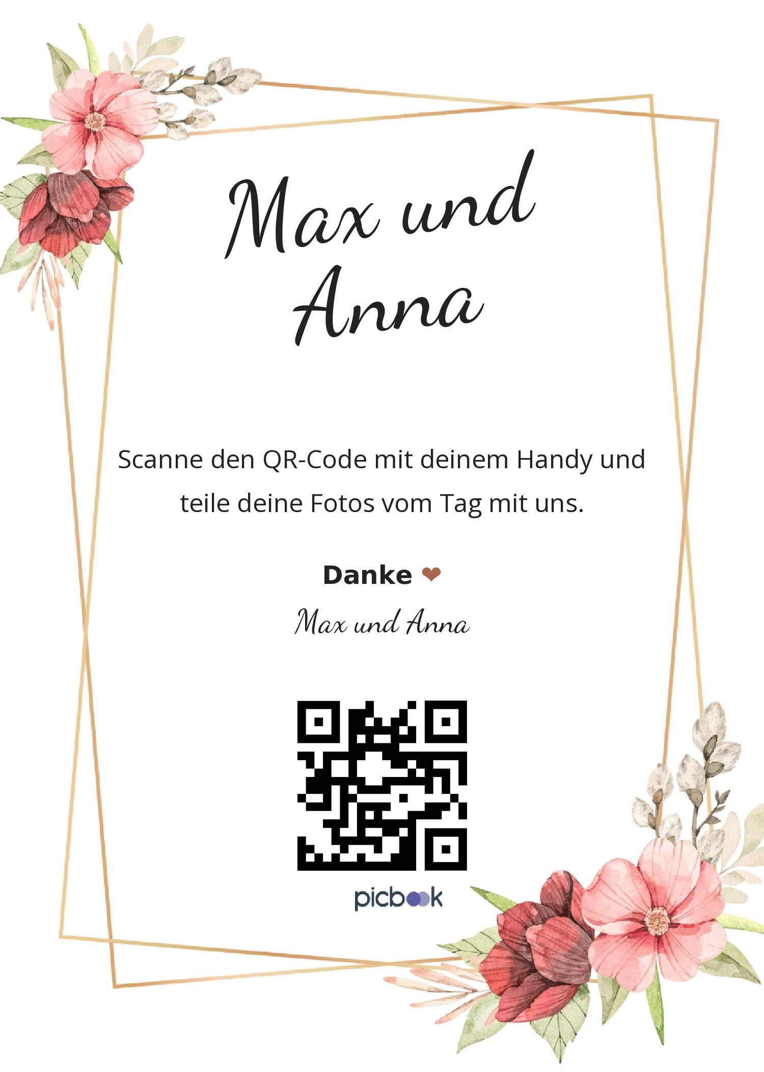 QR-Code-Rahmen 13x18